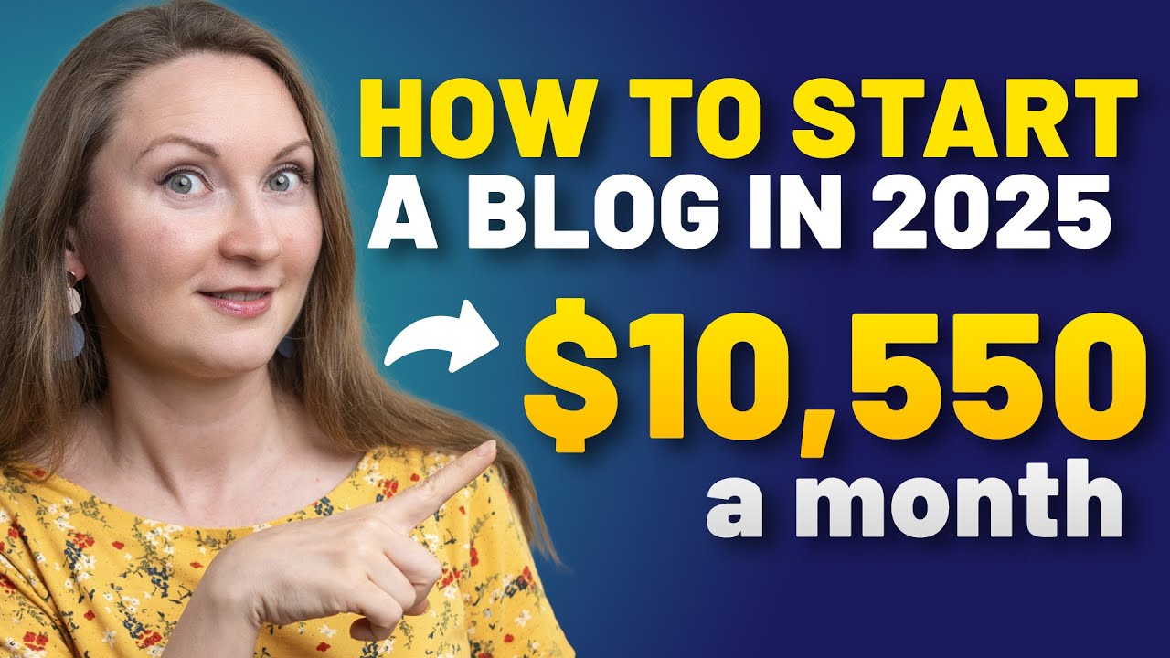 How to Start a Blog and Make Money – $10k+/Month in 2025 (Step-by-Step)