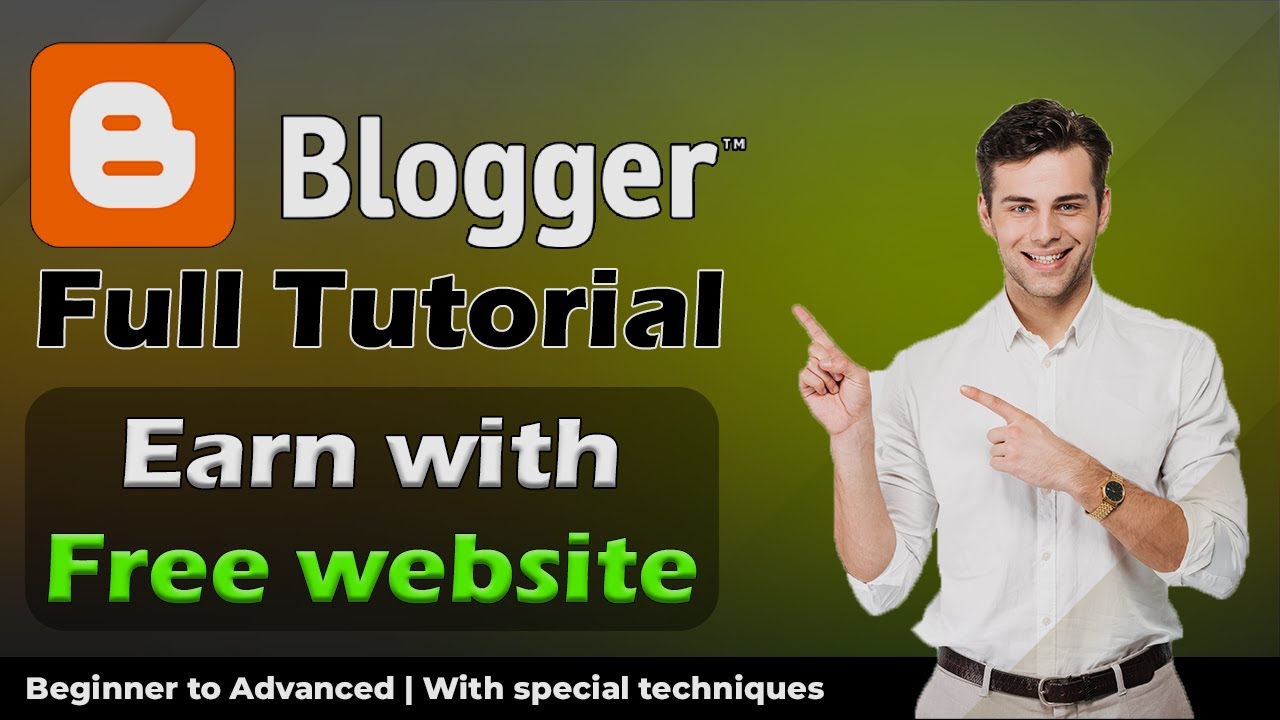 Blogger full course 2024 | how to make a blogger website and earn money