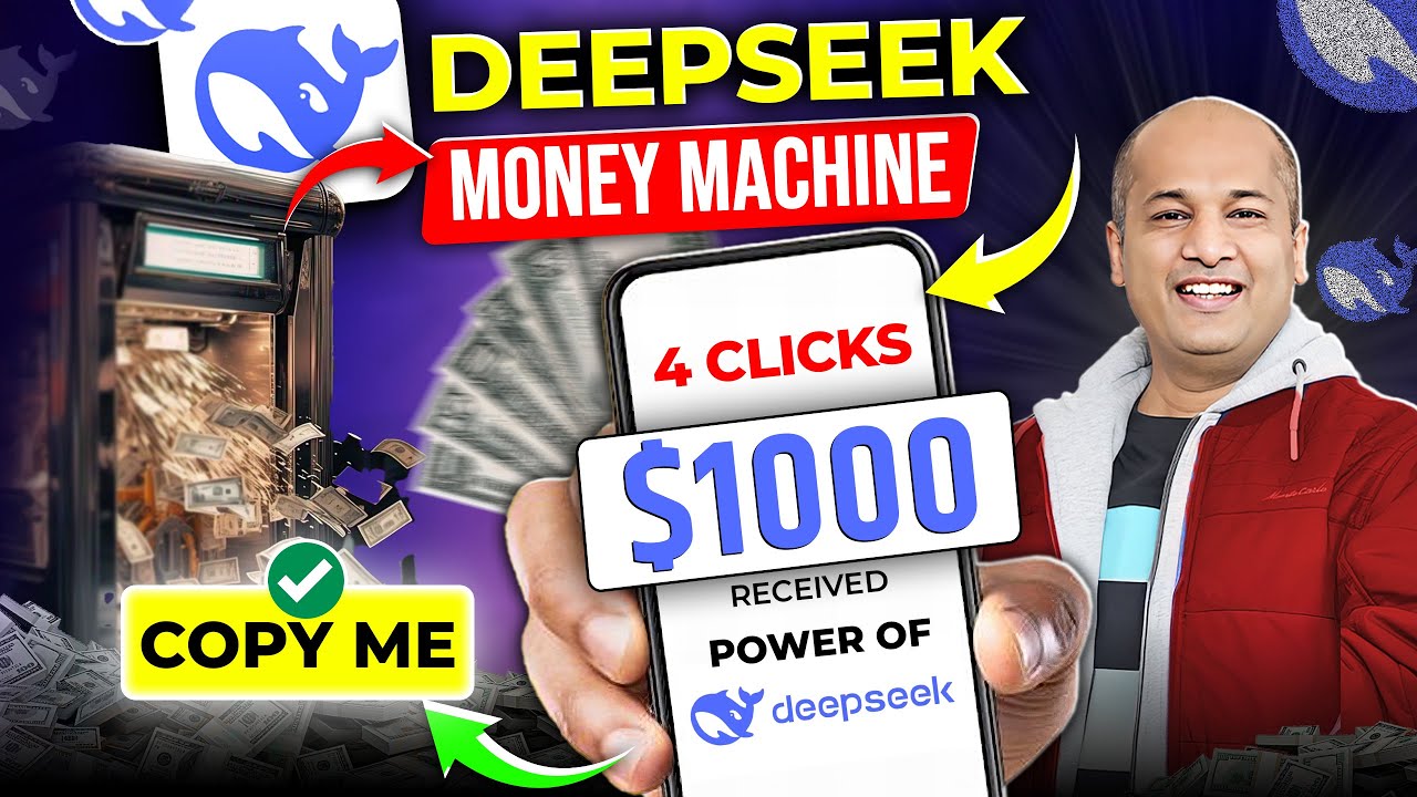 Full Course – Make DeepSeek-R1 No Competition Tool Website n Earn Money | DeepSeek AI Passive Income