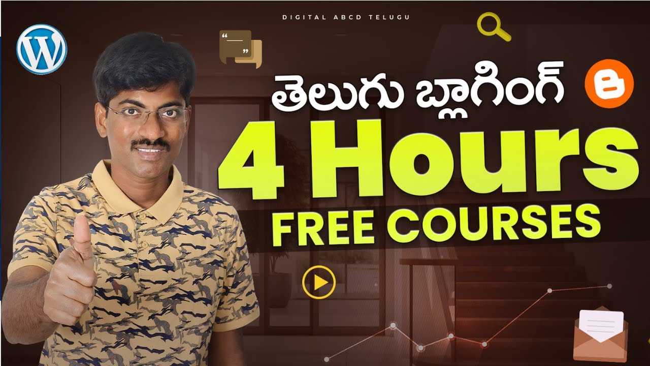 How to Earn Money online with Telugu Blogging (4Hrs Free Course) | Digital marketing Telugu