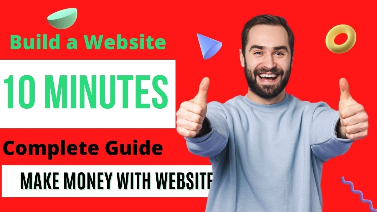 How to Build a Website in 10 Minutes  | Making Money Online Blogging