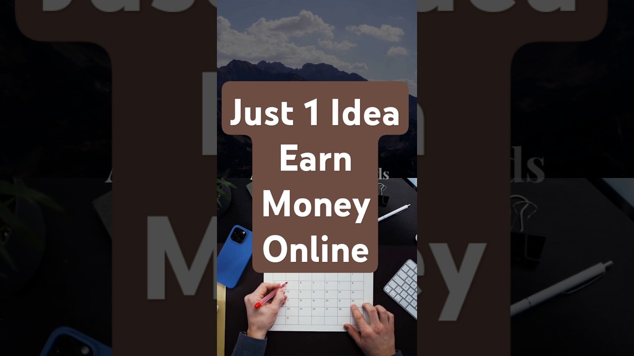 Earn Money Online | Just One Idea | Blog For Income