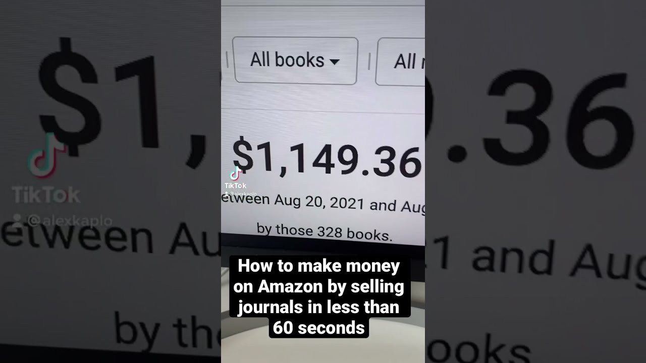 How to make money on Amazon selling blank journals in 60 seconds! 🔥📚