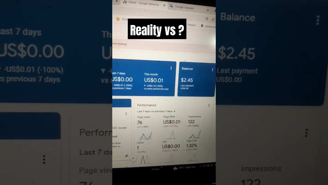 WordPress earning day 1 Reality?