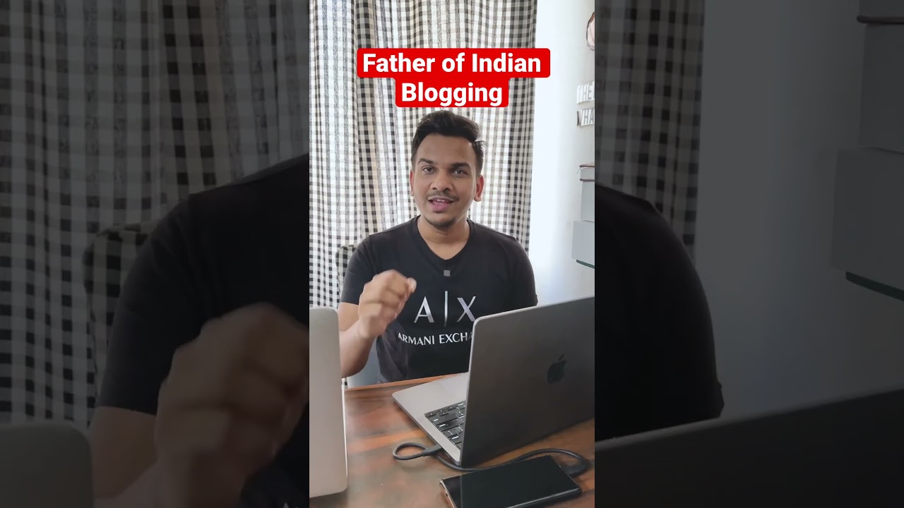 India के 1st Blogger 🔥 #blogging #blog #earnmoneyonline