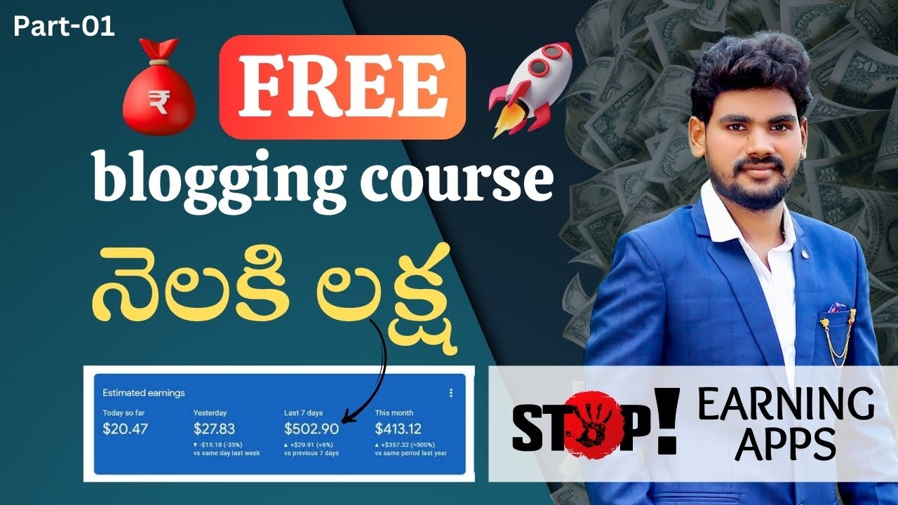 Learn Blogging & Make Money Online | 100% Free Course