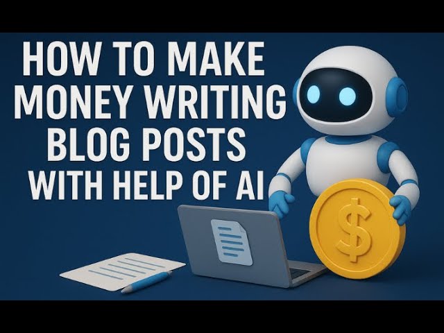 How to make money writing blog post with help of AI