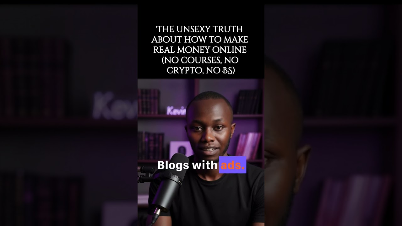 The unsexy truth about how to make real money online no courses, no crypto, no BS