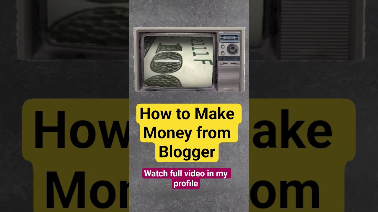 learn how to make money online from Blogger #affliatemarketing #seo #short #business #blogger #BLOG
