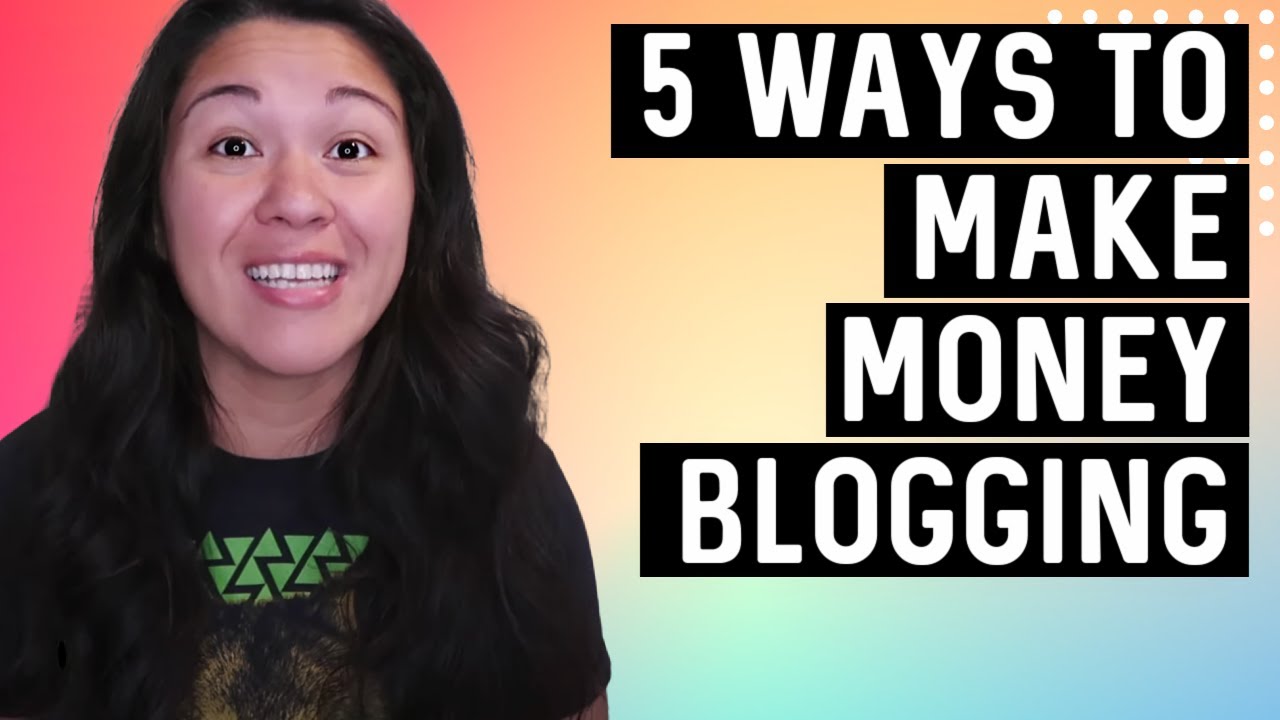 HOW BLOGGERS MAKE MONEY ONLINE | 5 WAYS TO MAKE $1,000+ PER MONTH