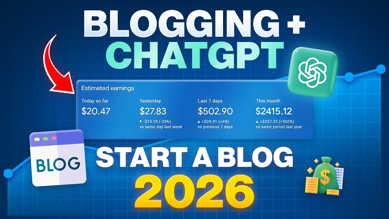 How to Start a Blog in 2026 (Step-by-Step Full Blogging Course)