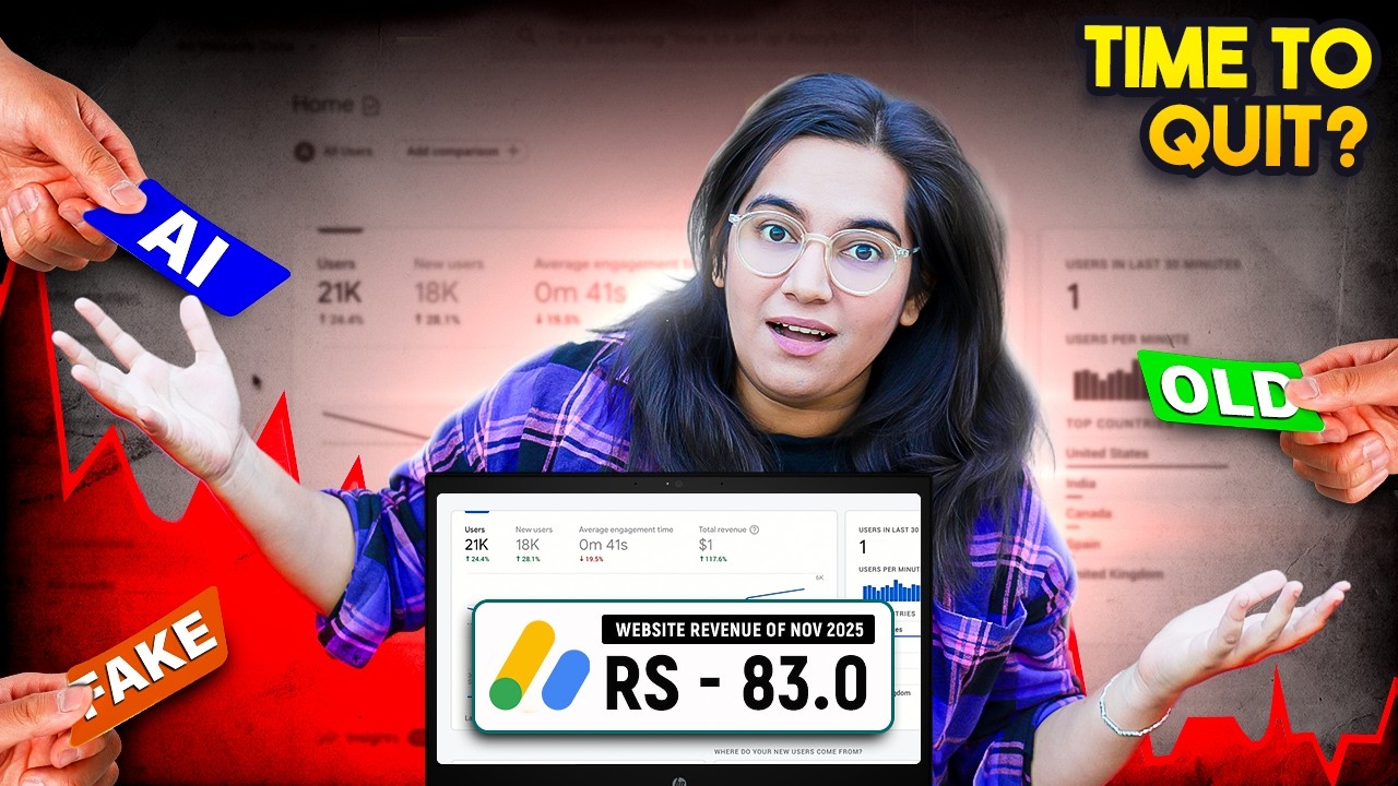 How to Start Blogging in 2025? Is it DEAD? Harsh Reality⚠️