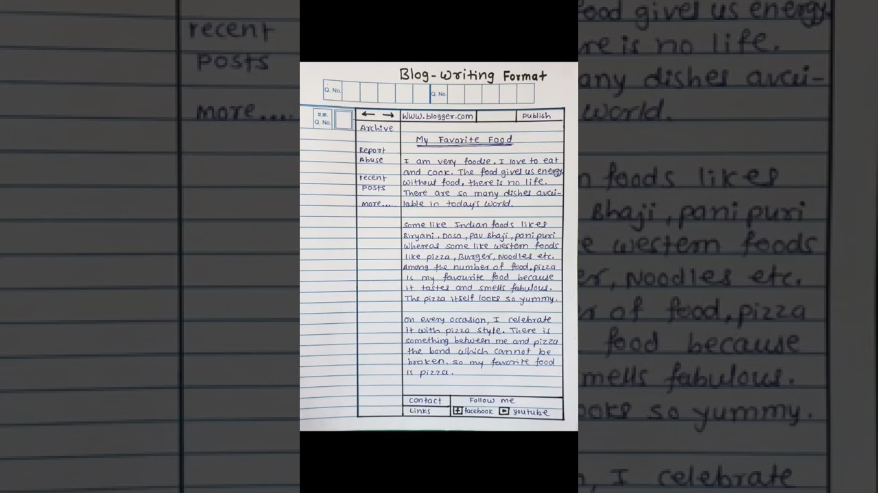 BLOG WRITING FORMAT ||#blogwriting#class11  #writingskills#class12  #grammar #sablesir #shorts