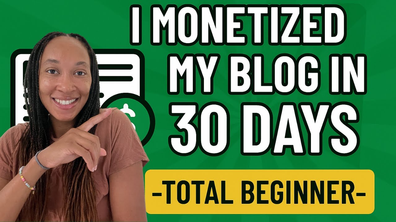 I Monetized My Blog in 30 Days as a Total Beginner! Here’s How Much I Made