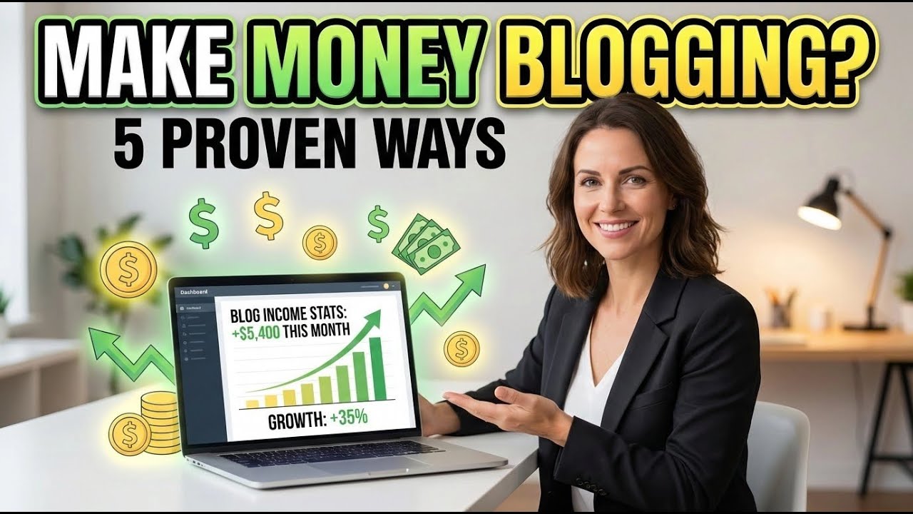 How to Make Money Blogging in 2026 | 5 Proven Monetization Strategies