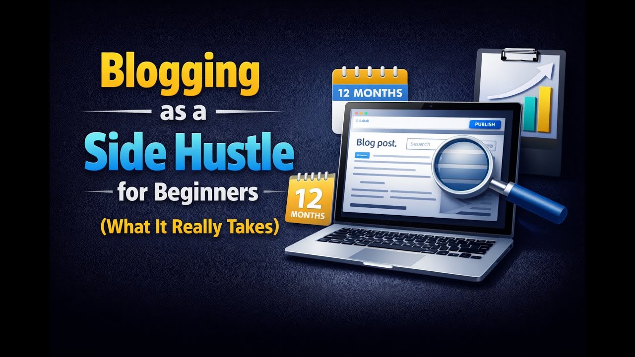 Blogging as a Side Hustle for Beginners (What It Really Takes)