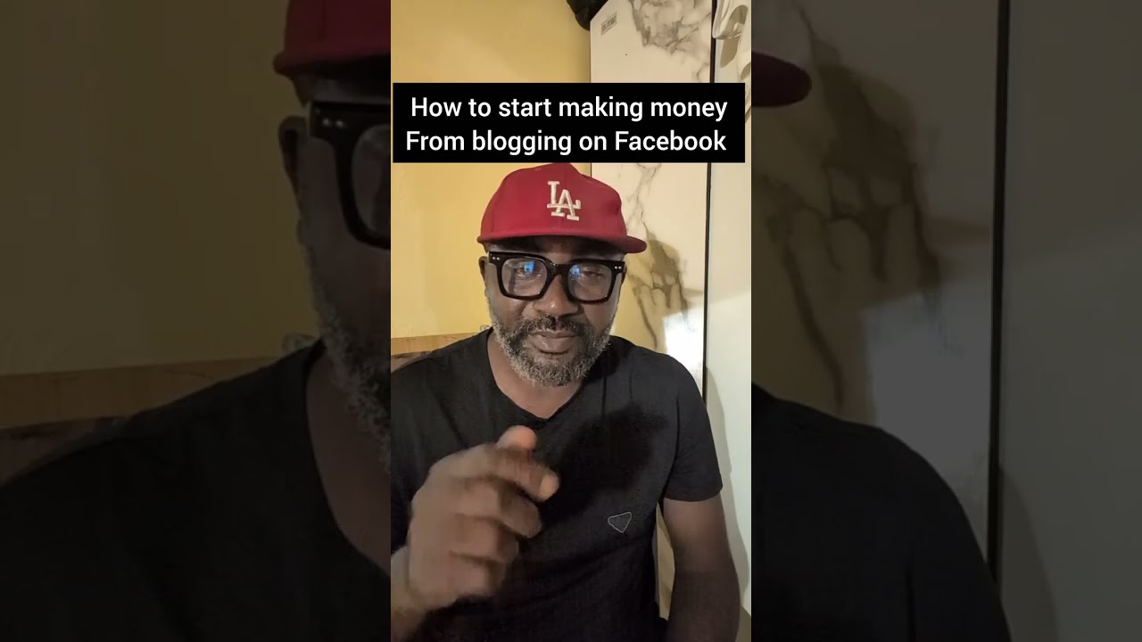 How to start making money from blogging on Facebook
