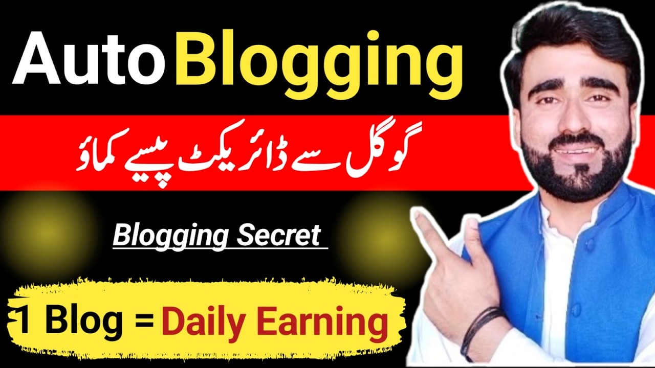 How To Make Money Online By Free Blog Sites And Blog Post Using Auto Blogging