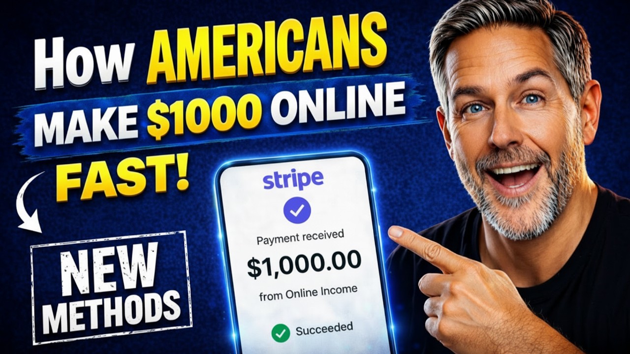 How to Earn $1000Month Online FAST 💸  Best Side Hustles & AI Income Ideas 2026