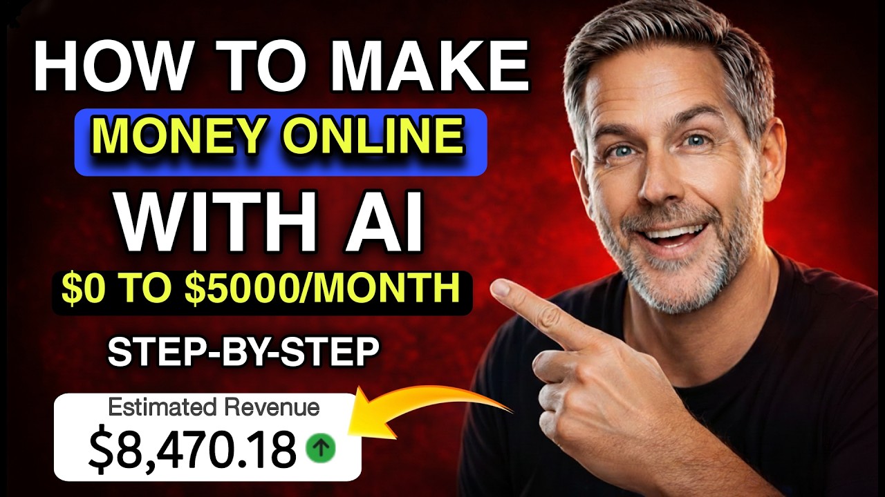 How to Make Money Online with AI in 2026 ($0 to $5,000/Month Step-by-Step)