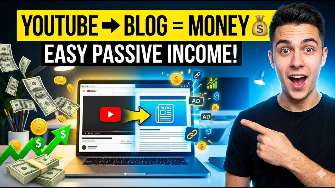 Turn YouTube Videos into Blogs & Get Paid! 🚀 (Esewa & Paypal 2026)