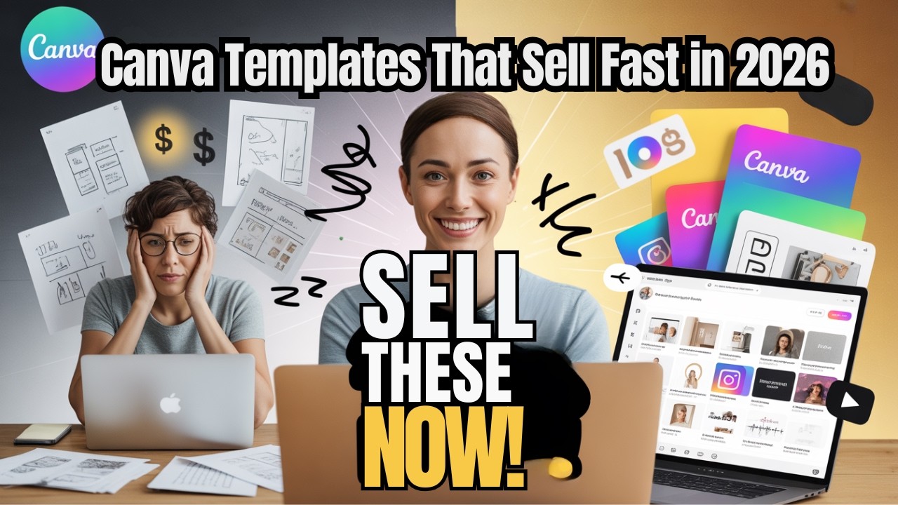 Canva Templates That Sell Fast in 2026 (Make $1K–$5K/Month With Etsy Digital Products)