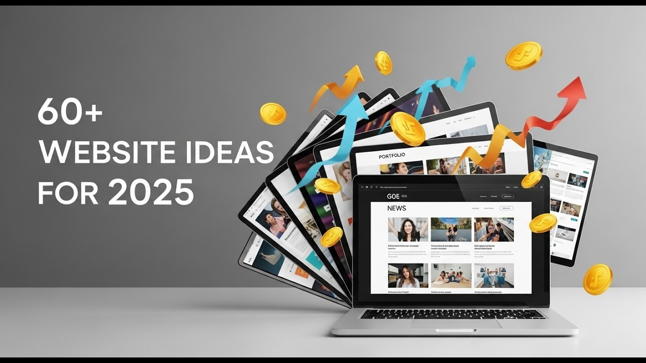 60+ Website Ideas to Start a Lucrative Online Business and Make Money in 2025