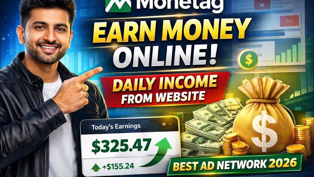 Earn Money Online with Monetag | Best Ad Network for Website & Blog 2026