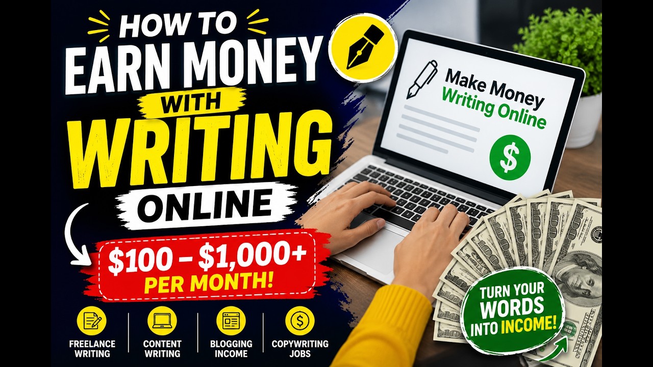 How to Earn Money With Writing Online | 7 Proven Ways to Get Paid in 2026