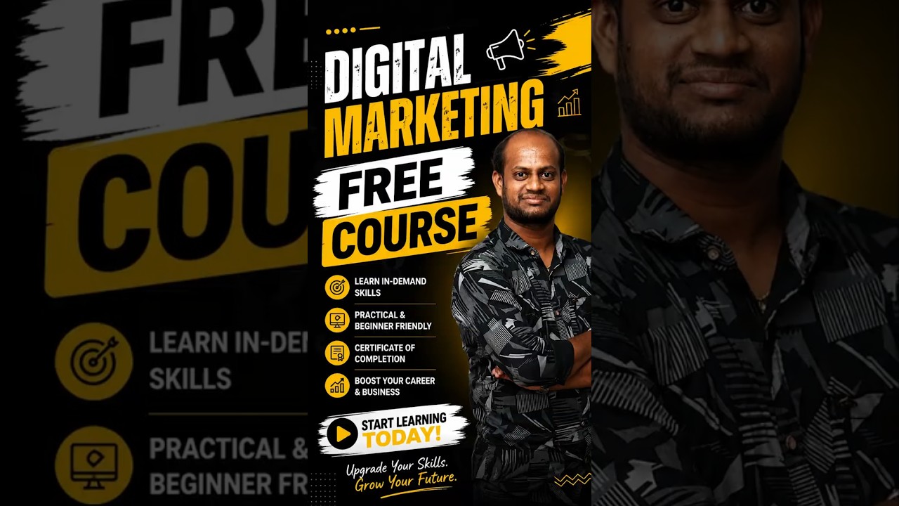 Digital Marketing FREE Course 2026 | Google Course #shorts #youtube #abvvijay