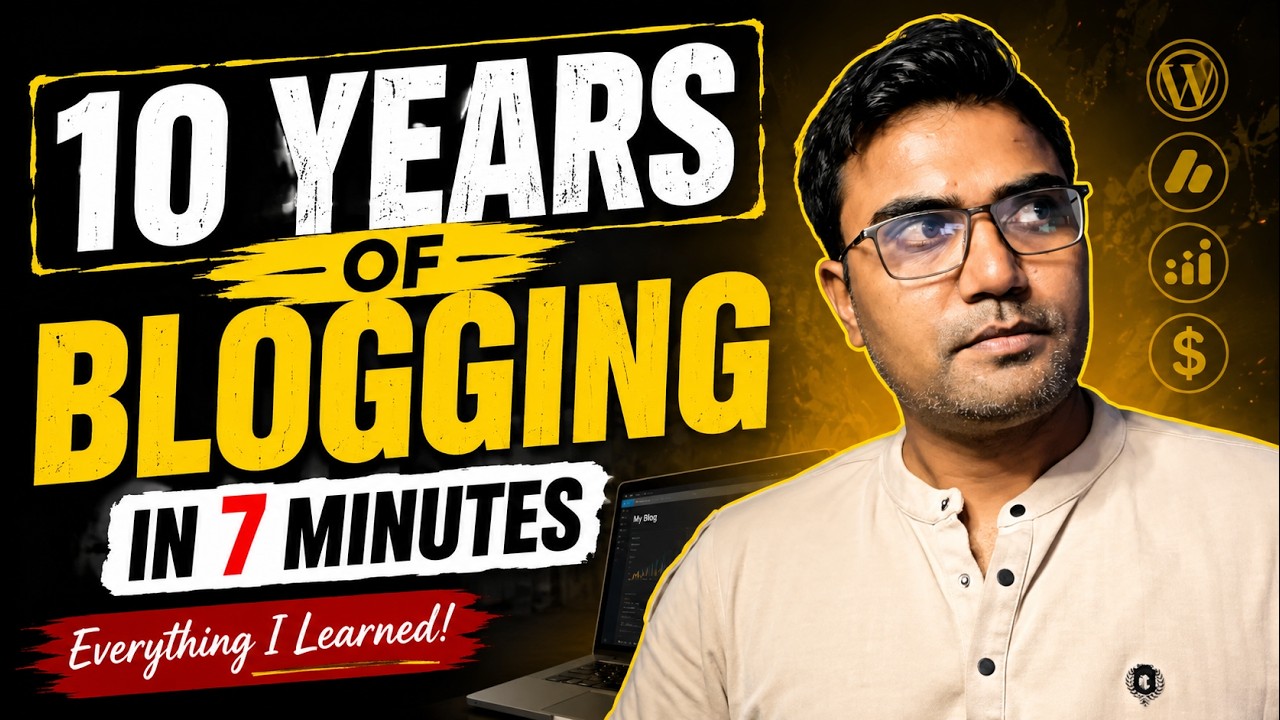 10 Years of Blogging in 7 Minutes (What Nobody Tells You)
