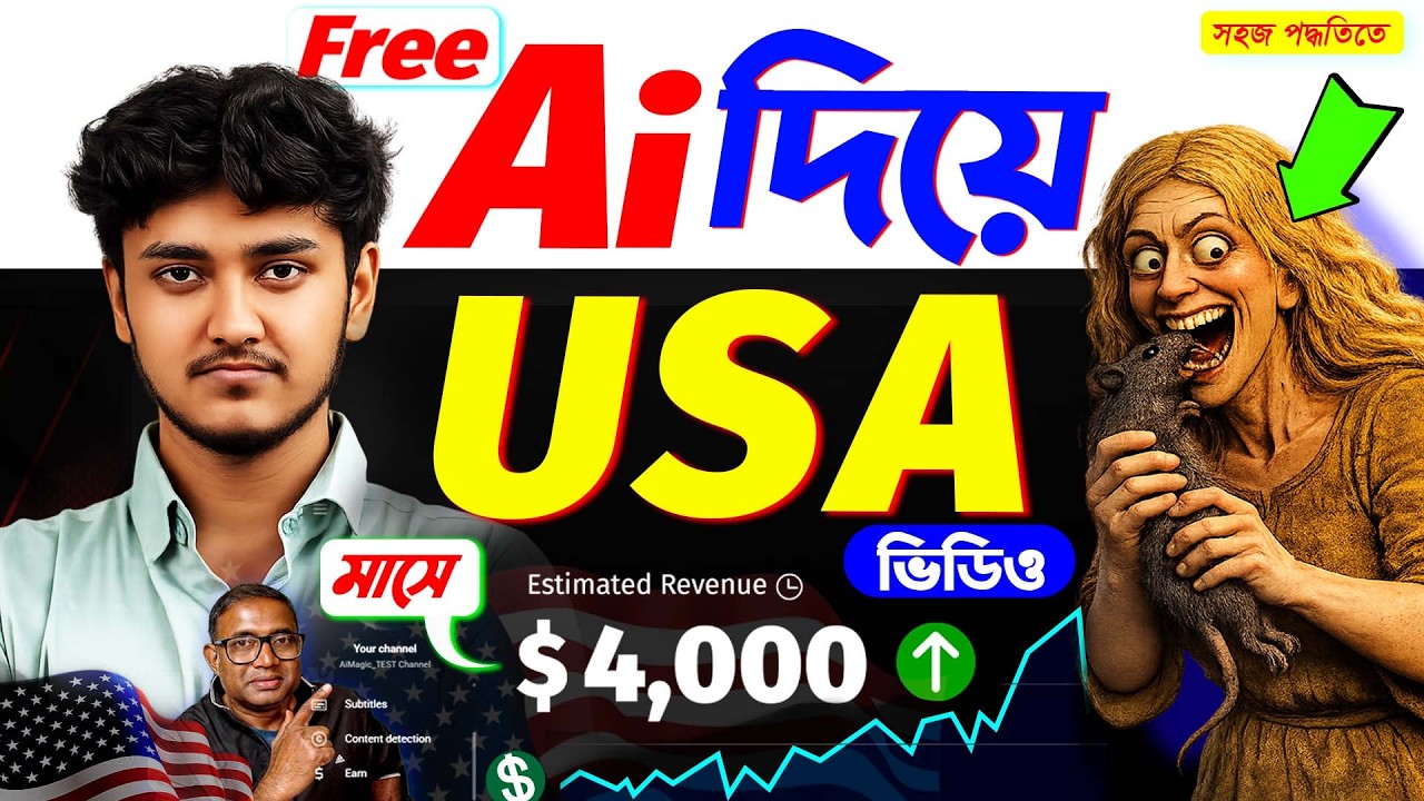 How to make USA Based YouTube Channel with Free Ai? USA Channel Ideas 2026 | #videxplan