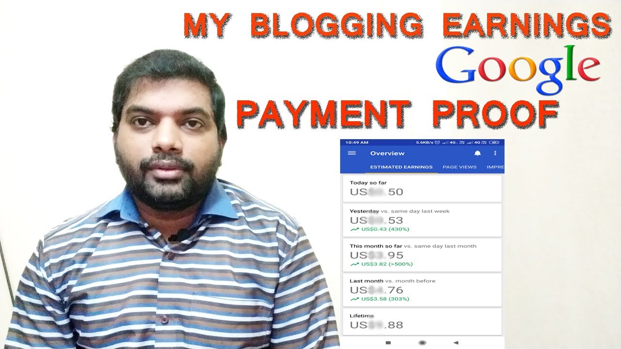 How to earn money on blogging or website with payment proof online jobs