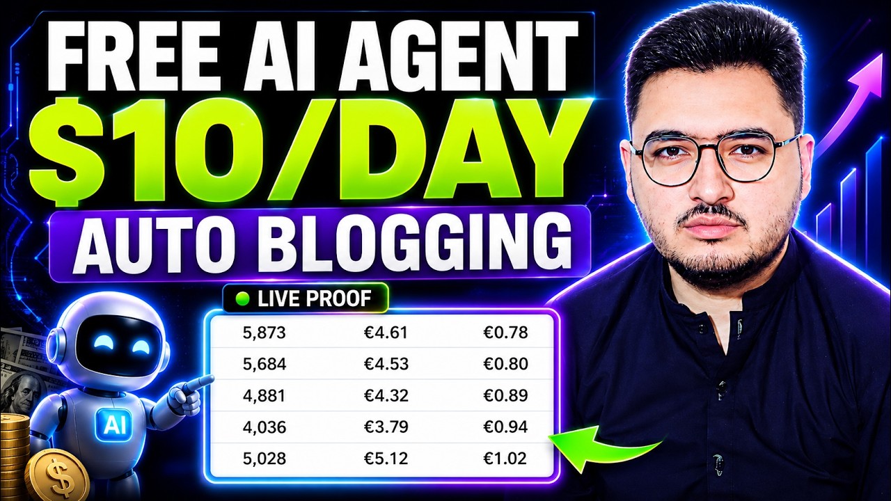 This Free AI Agent Makes Me $10 a Day Auto Blogging Full Setup + Live Proof