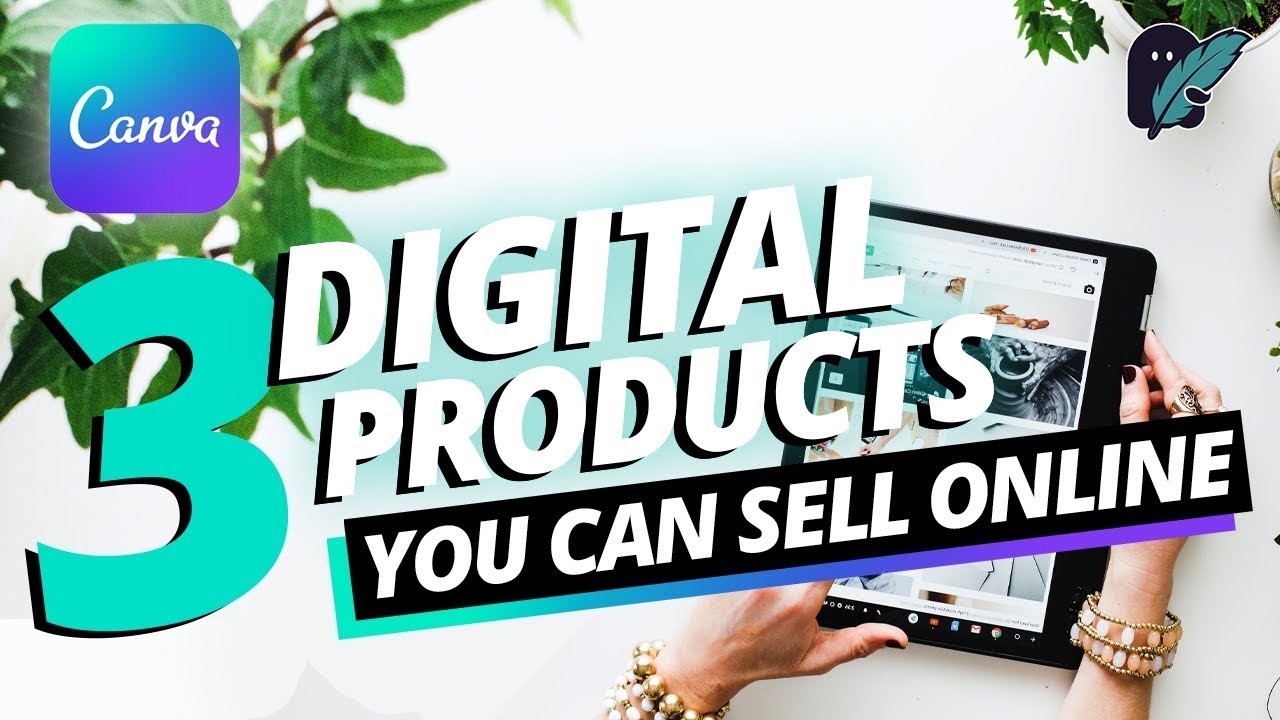 3 Digital Products You Can Sell Online | Make Money Online – Passive Income – Canva Tutorial