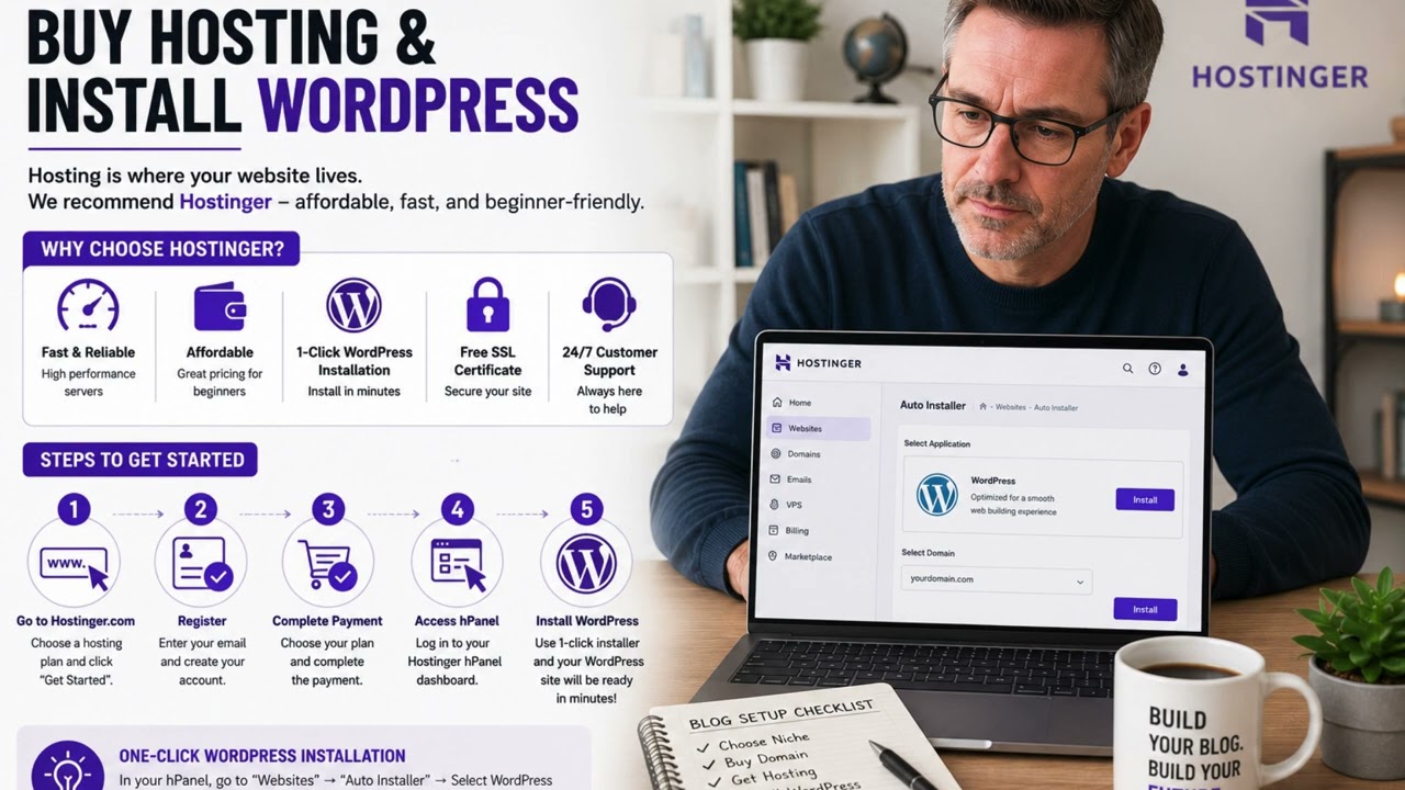 How to Start a Blog in 2026 & Make Money (Complete Beginner’s Guide)