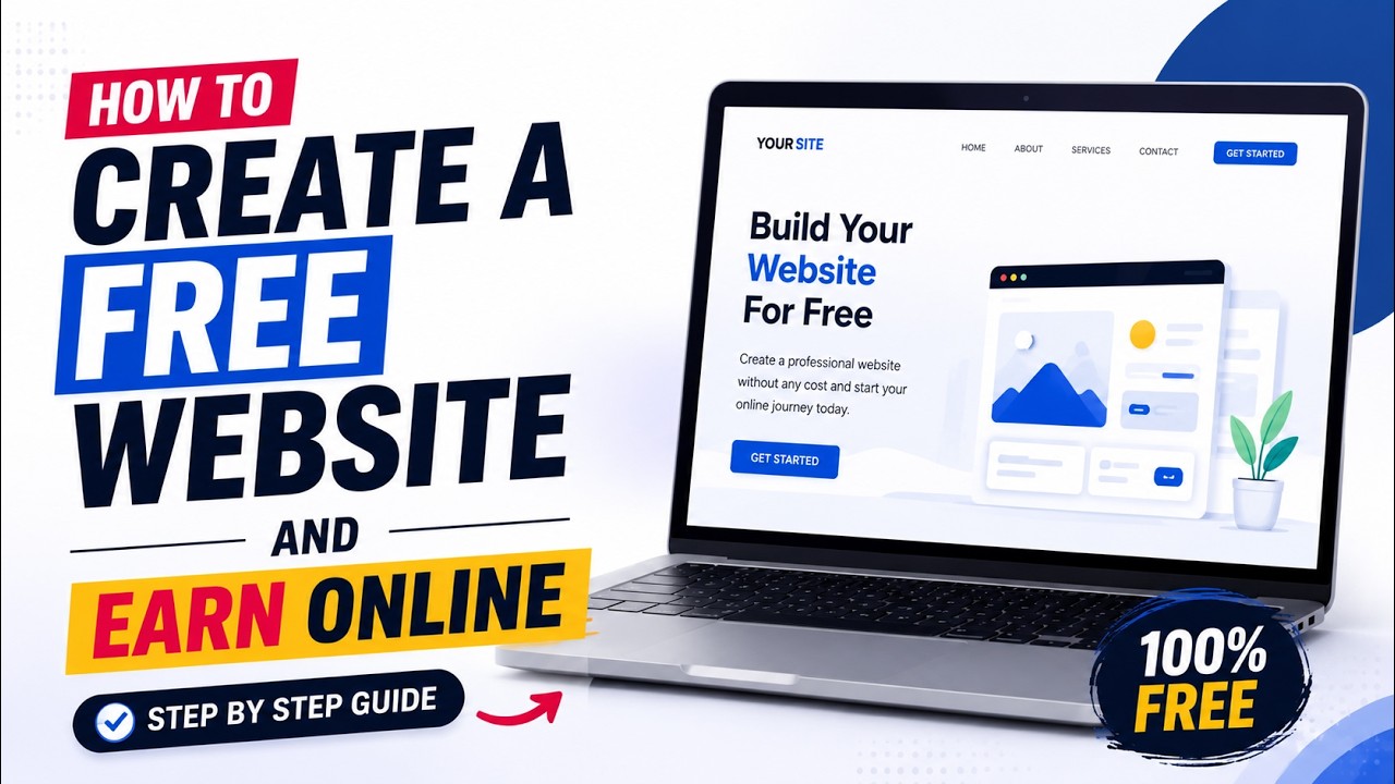 How to Create a Free Website and Earn Money Online | AI Blogging Tutorial