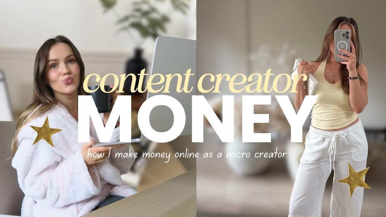 How I Make Money Online 🌟 Content Creator/ Microinfluencer income explained