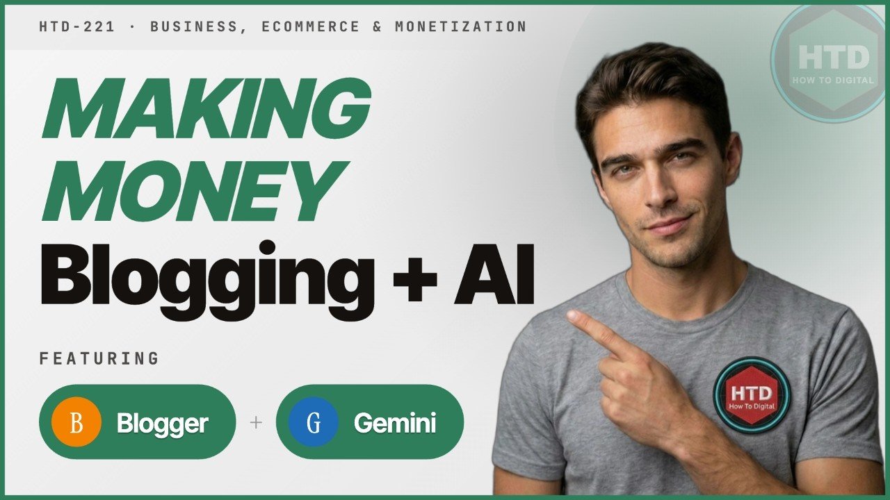 How to Start a Blog with AI and Actually Make Money (Blogger and Gemini)