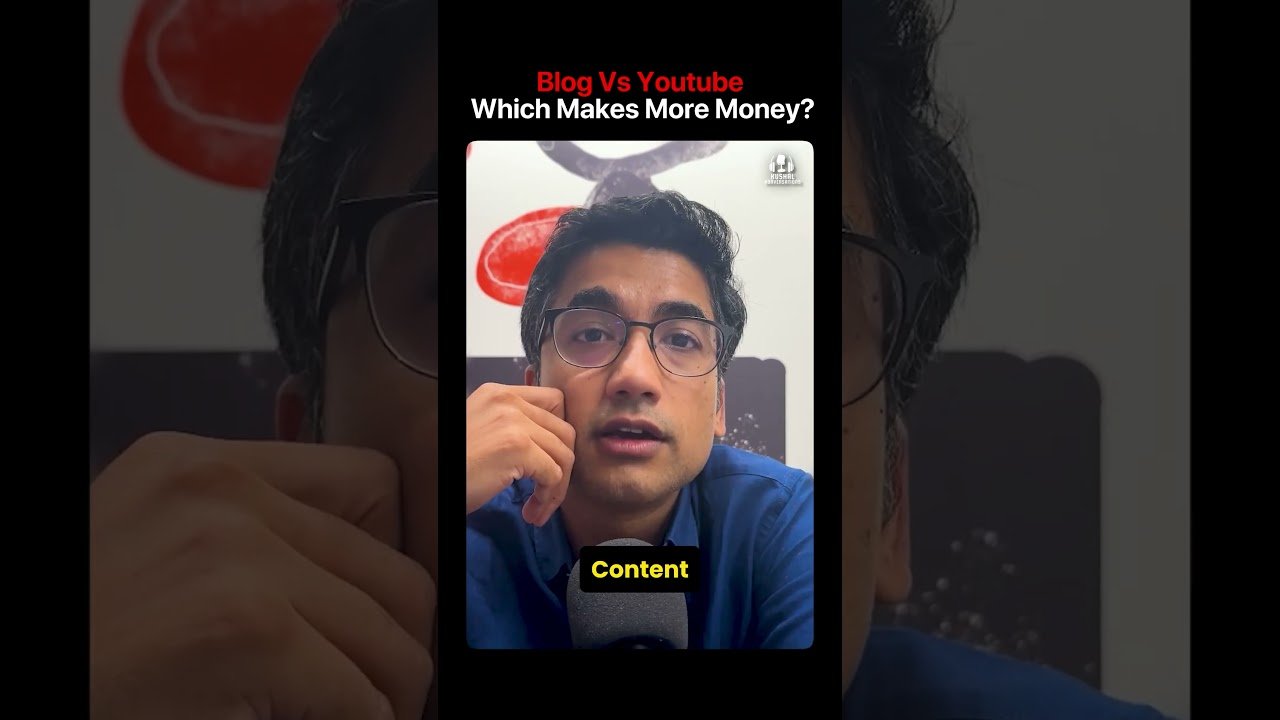 Blogging Vs YouTube: How To Earn More Money In 2026? Blogging, Content, & Affiliate Marketing #blog