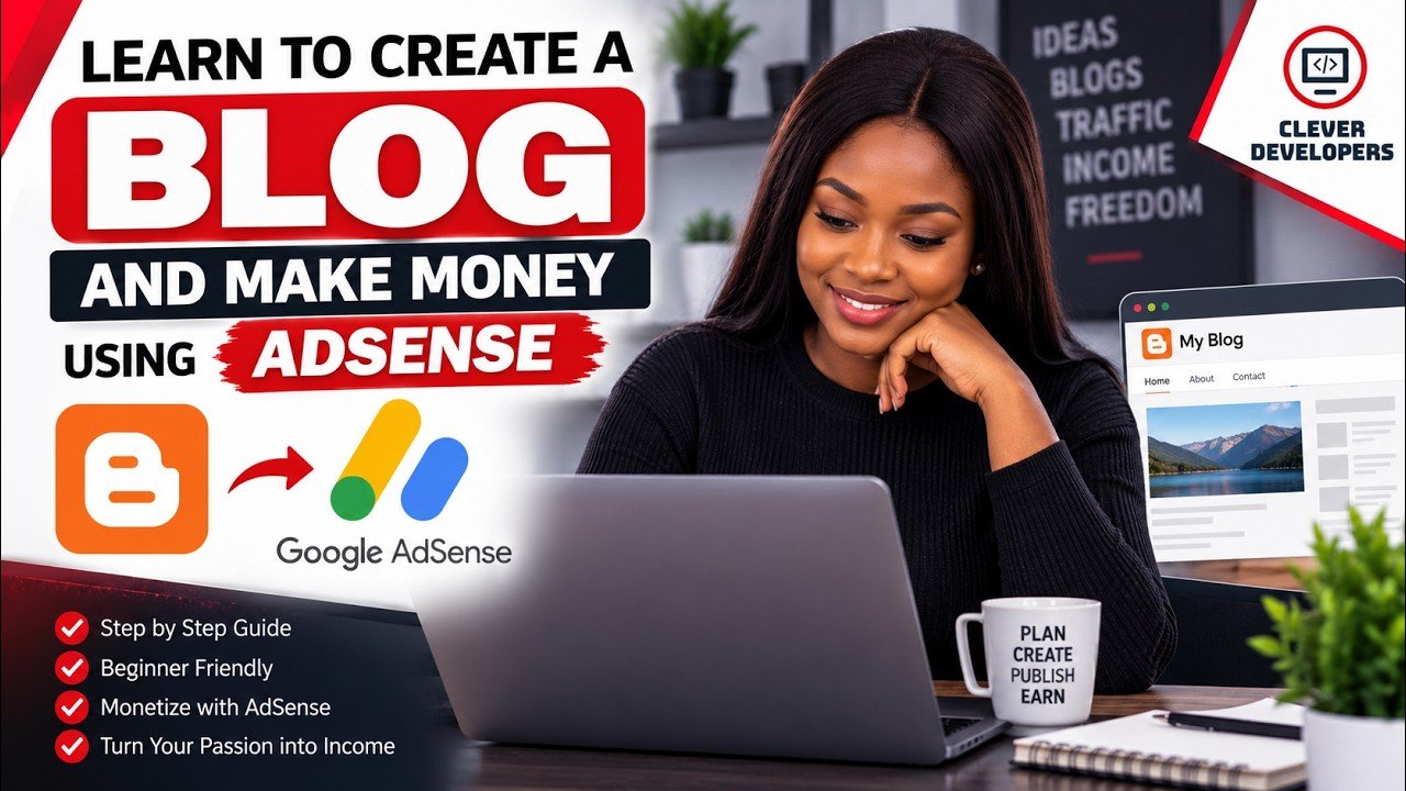 🔥 How to Create a Blog & Make Money with Google AdSense | Step-by-Step Beginner Tutorial