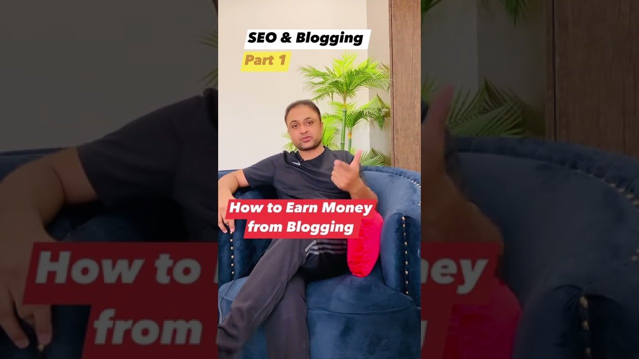How to Earn Money from Blogging (Part1)#blogging #seo #digitalmarketing #adsense #ecommerce